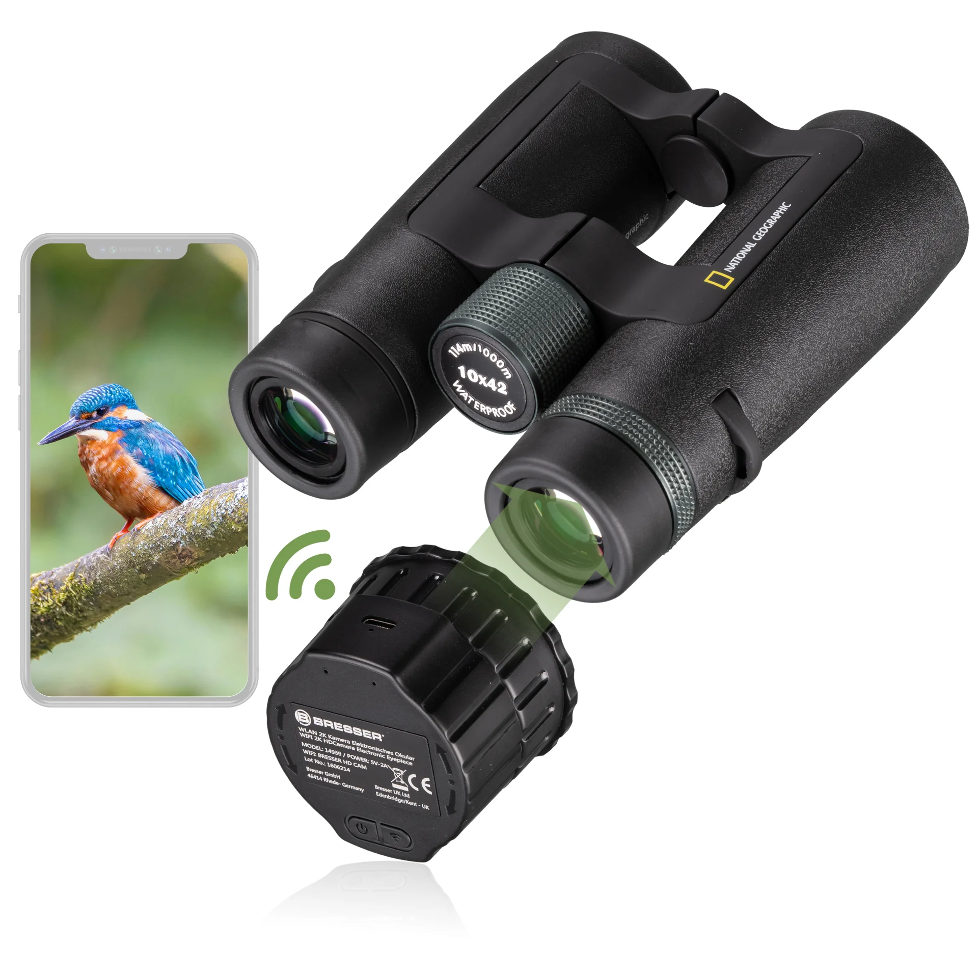 Ďalekohľad National Geographic TRUEVIEW NG 10x42 s WIFI kamerou