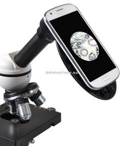 Mikroskop Bresser Erudit Mono 40-400x s fotoadaptérom na mobil
