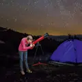 Teleskop Bresser JUNIOR 45-600 AZ červený