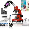 Mikroskop Bresser BIOLUX SEL 40-1600x červený