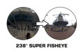 Fisheye efekt 238 stupňov porovnanie