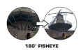 Fisheye efekt 180 stupňov porovnanie