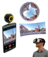 Akčná kamera National Geographic HD 1024P 720° ANDROID SPY