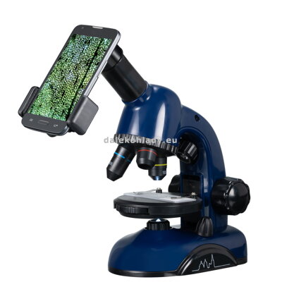 Mikroskop University of Oxford MSS 64x-800x modrý