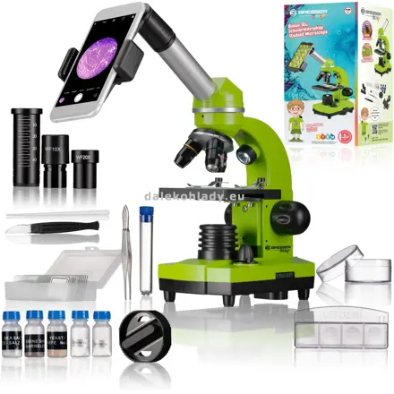 Mikroskop Bresser BIOLUX SEL 40-1600x zelený