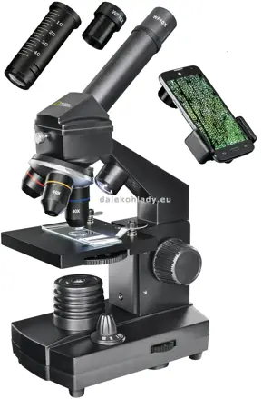 Mikroskop National Geographic NGC 40-1280x mobil adaptér