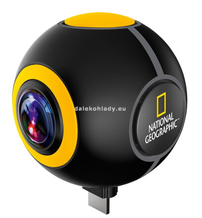 Akčná kamera National Geographic HD 1024P 720° ANDROID SPY