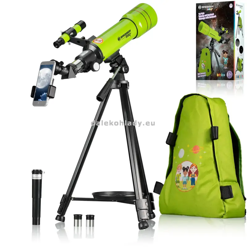 Teleskop Bresser JUNIOR 70-400 AZ BackPack zelený