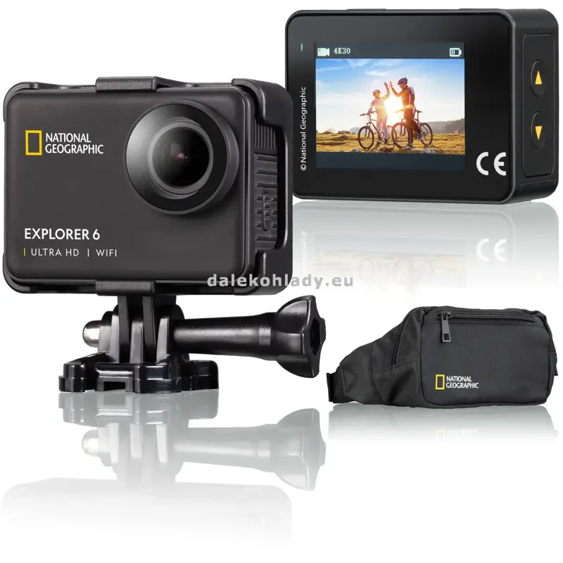 Akčná kamera National Geographic 4K Ultra-HD WIFI EXPLORER 6