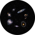 Redmark disk Galaxie pre planetárium Bresser-NGC